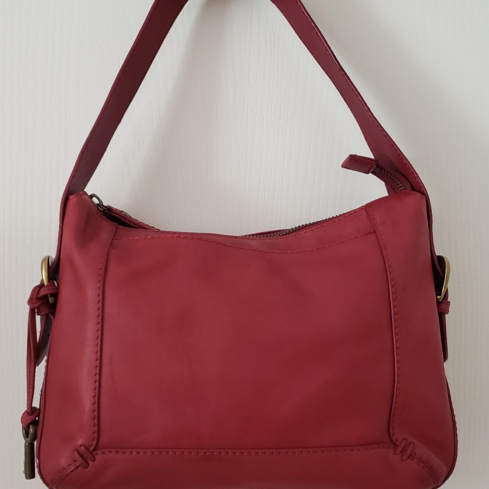 NWOT Fossil Red Shoulder Bag
